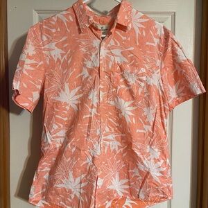 American Eagle men’s button up Hawaiian style shirt size medium